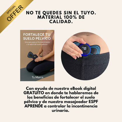 Masajeador pélvico ESPF ¿Ya sufres de incontinencia? ¡Recupera tu libertad con solo 15 minutos al día: lleva nuestro masajeador + eBook GRATIS🎁!
